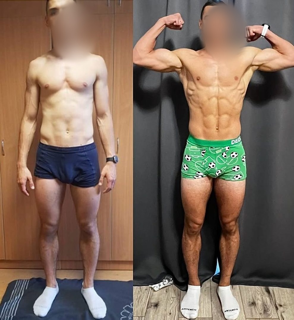 Metamorfoza podopiecznego 10 — przed i po